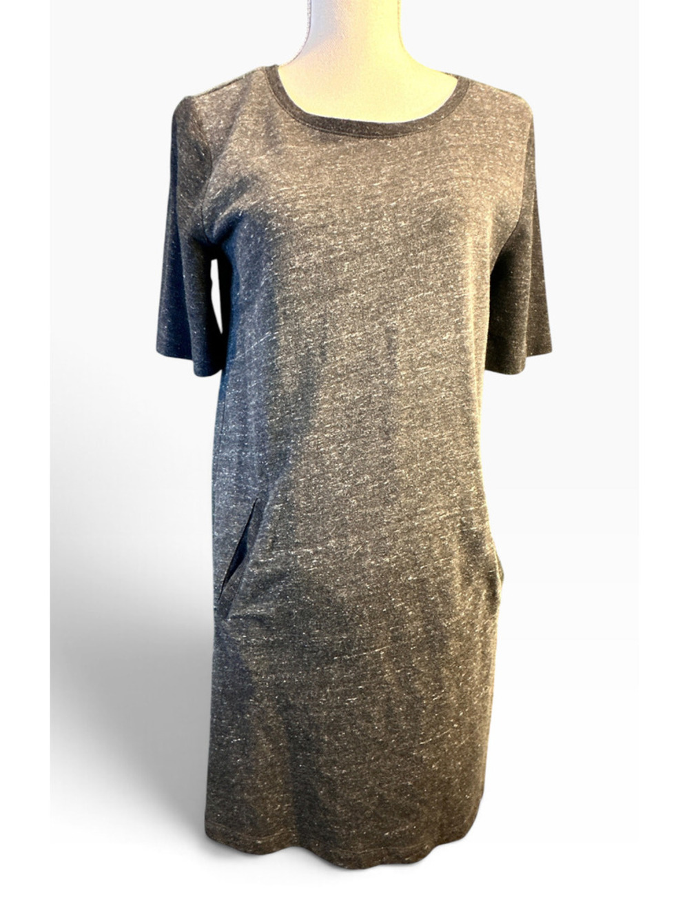 LOFT Grey Dress with Pockets - Size Medium